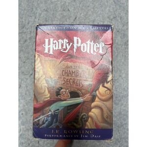 Harry Potter Chamber of Secrets Audiobook 6 Cassette Tape Set Jim Dale Unabridge